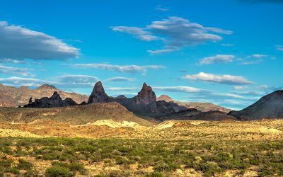 The Chisos Mountains of Old West Texas