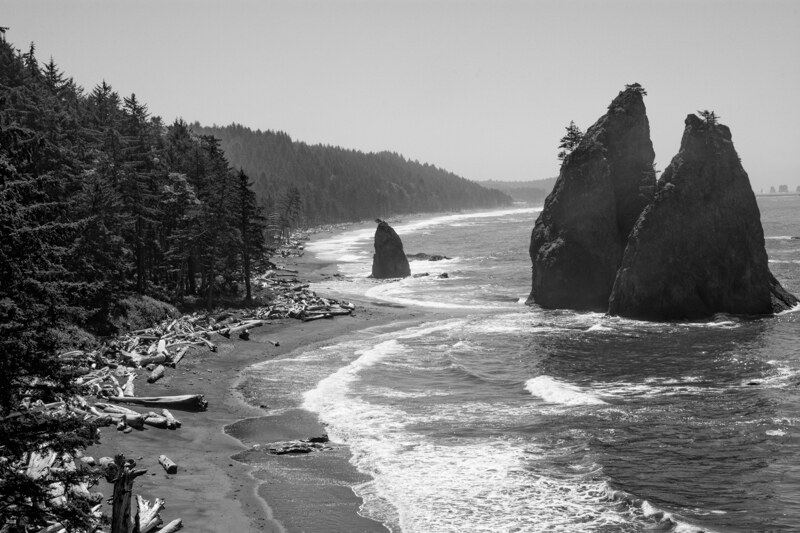 Sea Stacks and the Coastline (and a Local Quinault Legend!)