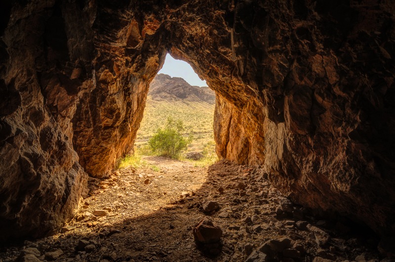 Natural Cave Above the Valley of Fire