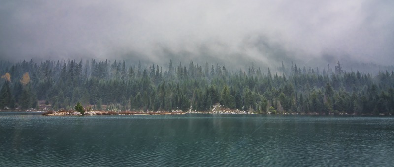Across the Alpine Lake