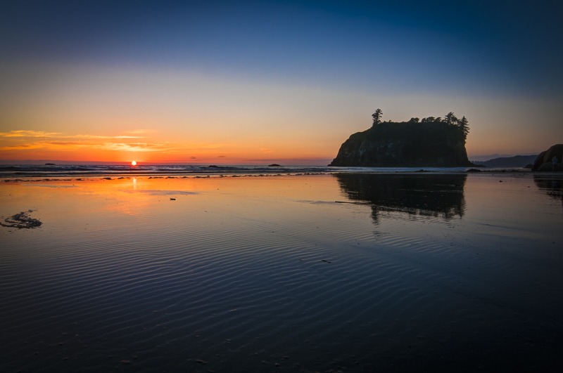 Ruby Beach at Last Light