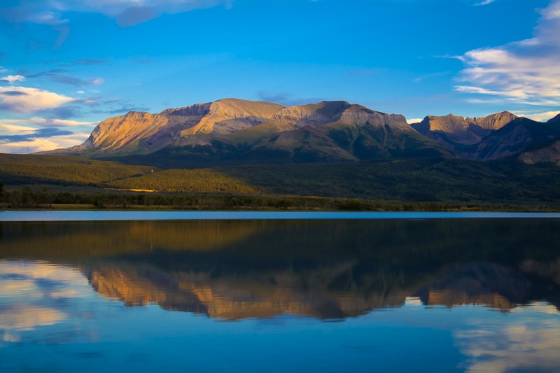Lower Waterton Lake and Sofa Mountain