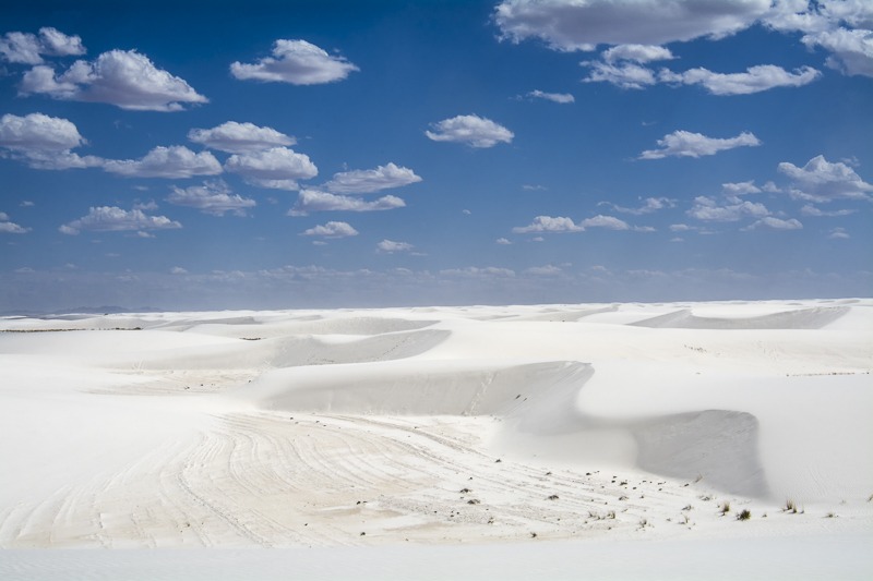 White Sands Dunes and Sky, New Mexico